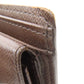LOUIS VUITTON Bifold Wallet N61675 Damier canvas Brown Portefeuille�EMarco Women Used Authentic