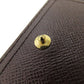 LOUIS VUITTON Bifold Wallet N61675 Damier canvas Brown Portefeuille�EMarco Women Used Authentic