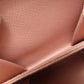 PRADA Coin case leather pink Saffiano logoMetal Women Used Authentic