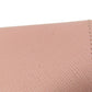 PRADA Coin case leather pink Saffiano logoMetal Women Used Authentic