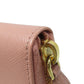 PRADA Coin case leather pink Saffiano logoMetal Women Used Authentic