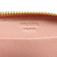 PRADA Coin case leather pink Saffiano logoMetal Women Used Authentic