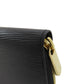 LOUIS VUITTON Long Wallet Purse M68755 Epi black Zippy wallet Women Used Authentic