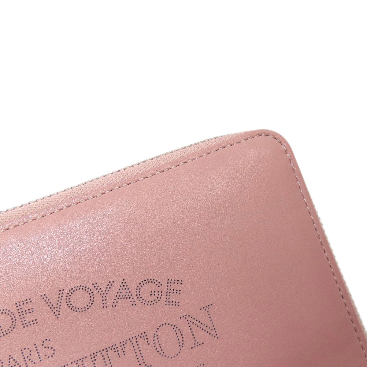 LOUIS VUITTON Long Wallet Purse M58209 leather pink Portefeuille, Jena Parnassus Women Used Authentic