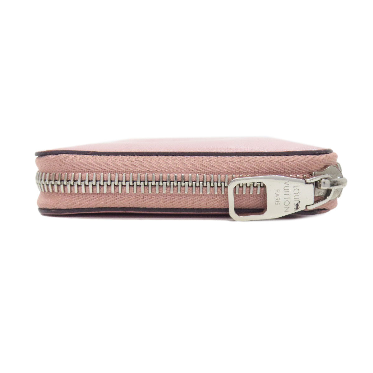 LOUIS VUITTON Long Wallet Purse M58209 leather pink Portefeuille, Jena Parnassus Women Used Authentic