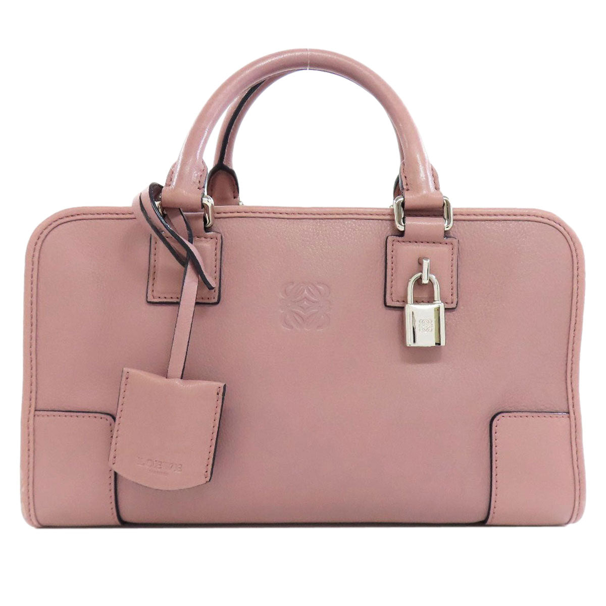 LOEWE Handbag Calfskin pink Amazonas