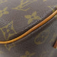 LOUIS VUITTON Shoulder Bag M51221 Monogram canvas Brown Blois Women Used Authentic