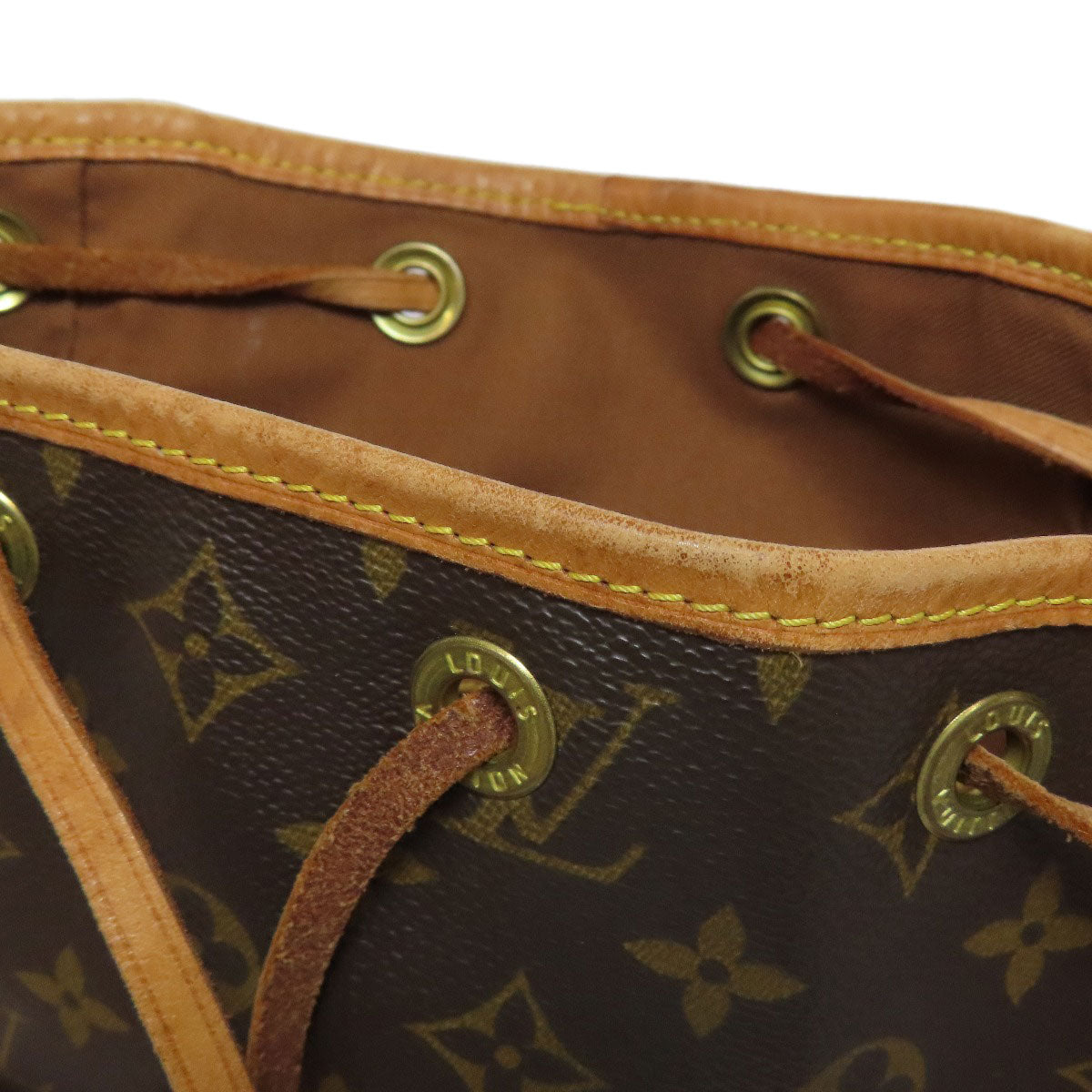 LOUIS VUITTON Backpack M51136 Monogram canvas Brown MontsourisMM Women Used Authentic