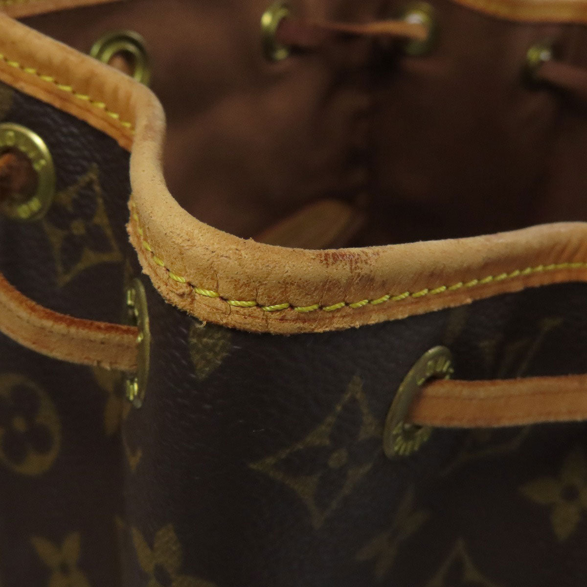 LOUIS VUITTON Backpack M51136 Monogram canvas Brown MontsourisMM Women Used Authentic