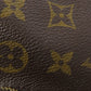 LOUIS VUITTON Backpack M51136 Monogram canvas Brown MontsourisMM Women Used Authentic
