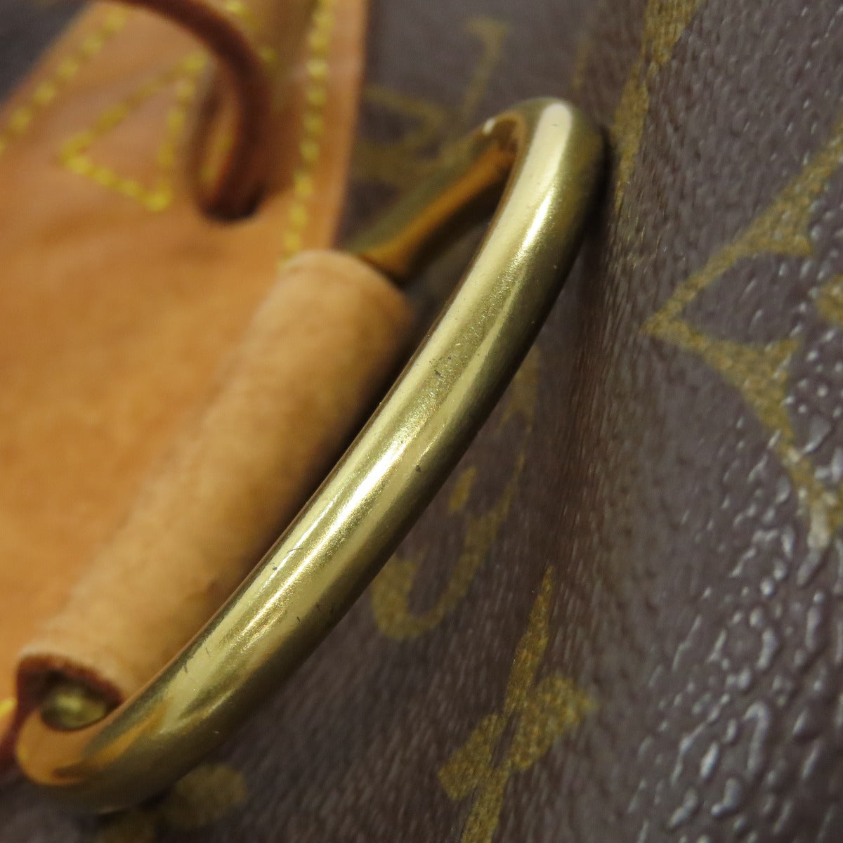 LOUIS VUITTON Backpack M51136 Monogram canvas Brown MontsourisMM Women Used Authentic
