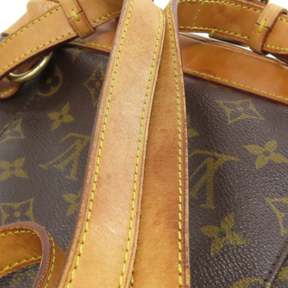 LOUIS VUITTON Backpack M51136 Monogram canvas Brown MontsourisMM Women Used Authentic