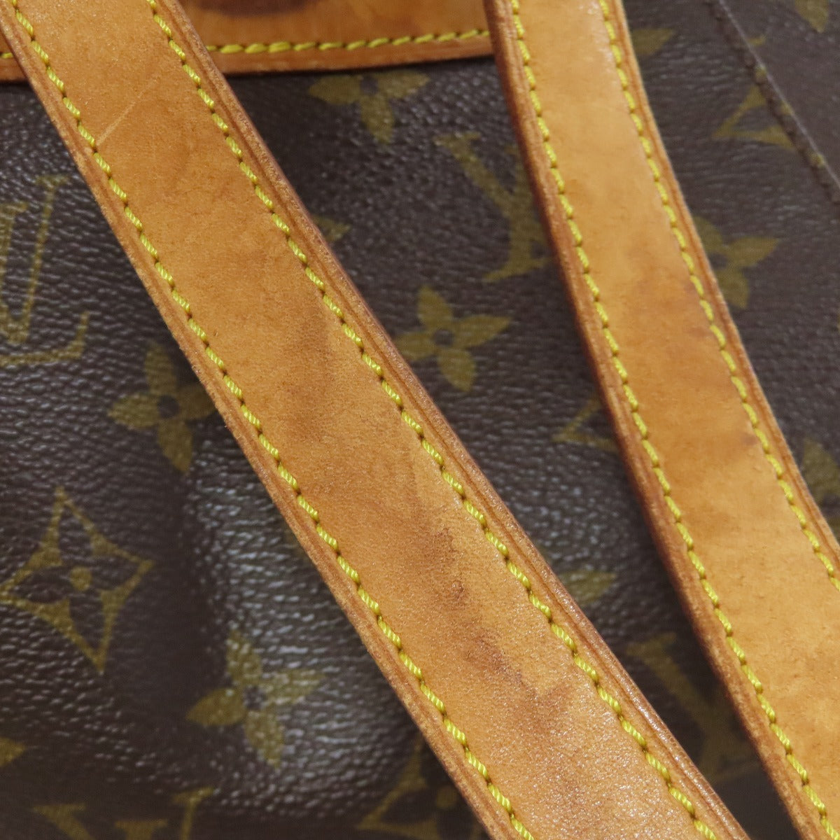 LOUIS VUITTON Backpack M51136 Monogram canvas Brown MontsourisMM Women Used Authentic