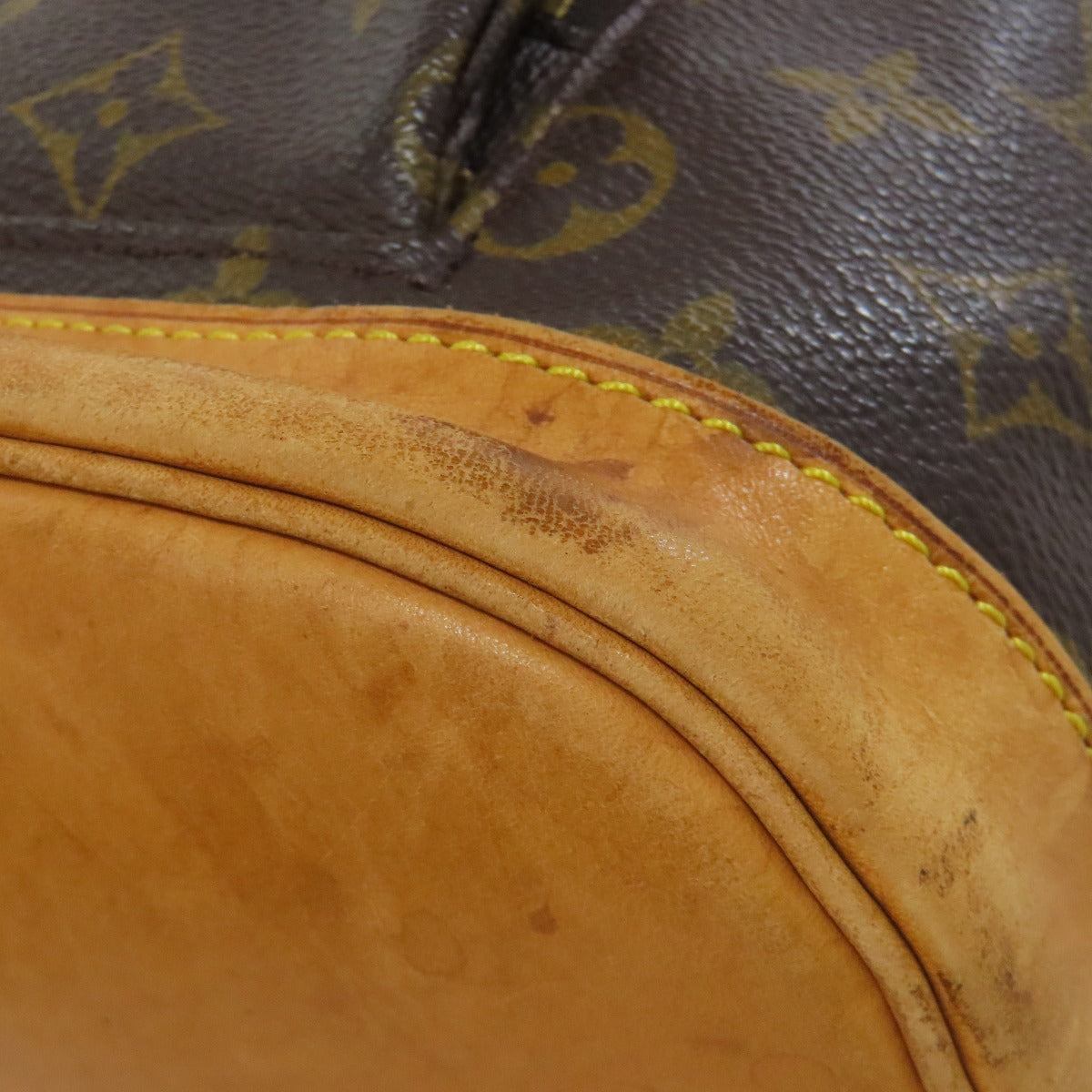LOUIS VUITTON Backpack M51136 Monogram canvas Brown MontsourisMM Women Used Authentic
