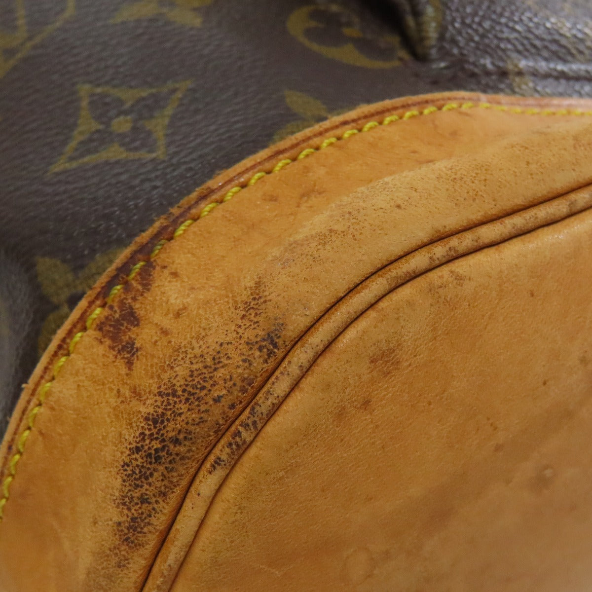 LOUIS VUITTON Backpack M51136 Monogram canvas Brown MontsourisMM Women Used Authentic