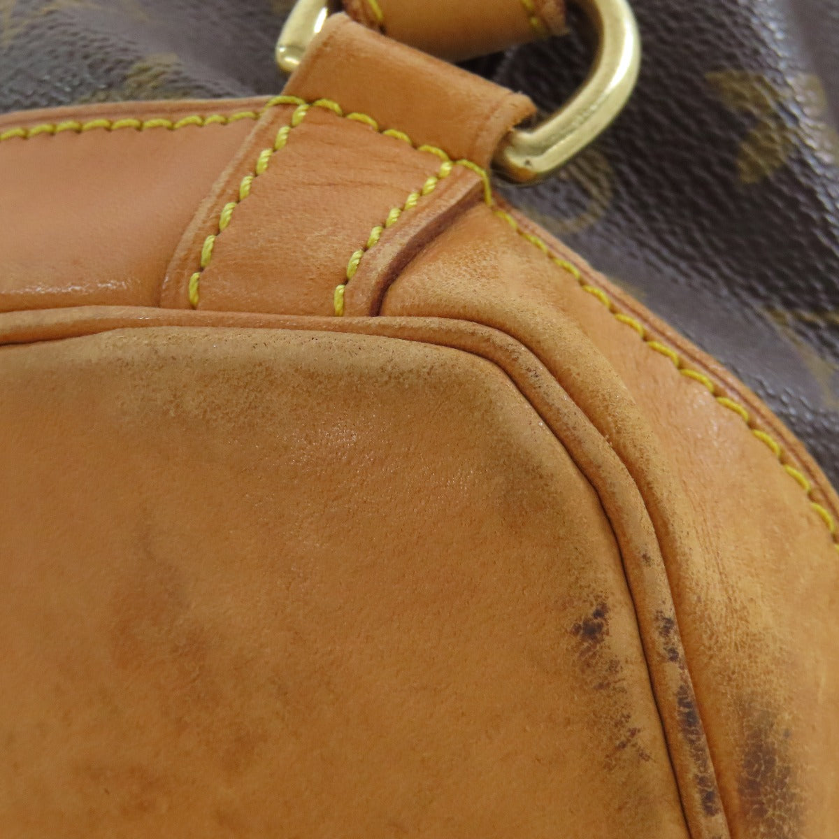 LOUIS VUITTON Backpack M51136 Monogram canvas Brown MontsourisMM Women Used Authentic