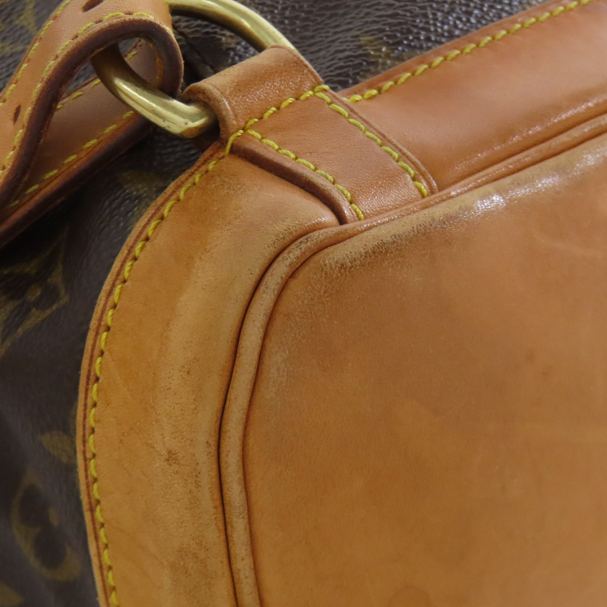 LOUIS VUITTON Backpack M51136 Monogram canvas Brown MontsourisMM Women Used Authentic