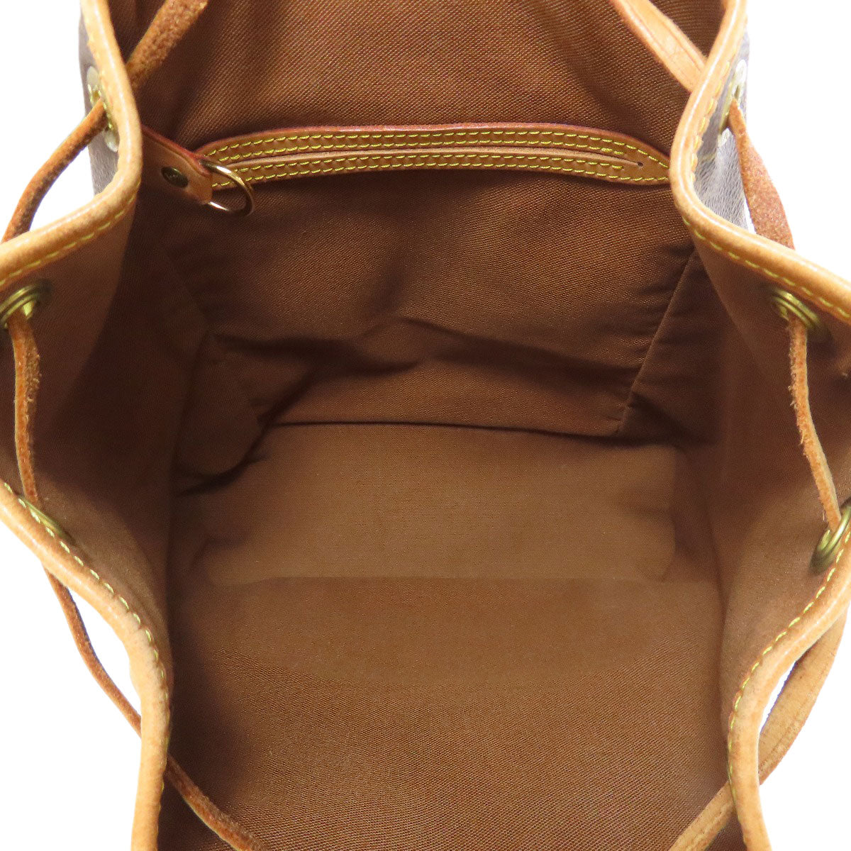 LOUIS VUITTON Backpack M51136 Monogram canvas Brown MontsourisMM Women Used Authentic