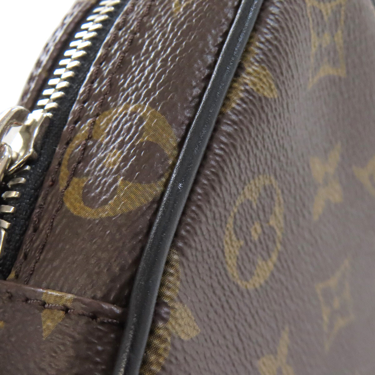 LOUIS VUITTON Cosmetics Pouch M47507 Monogram macacer Brown Truth Toilette PM Women Used Authentic
