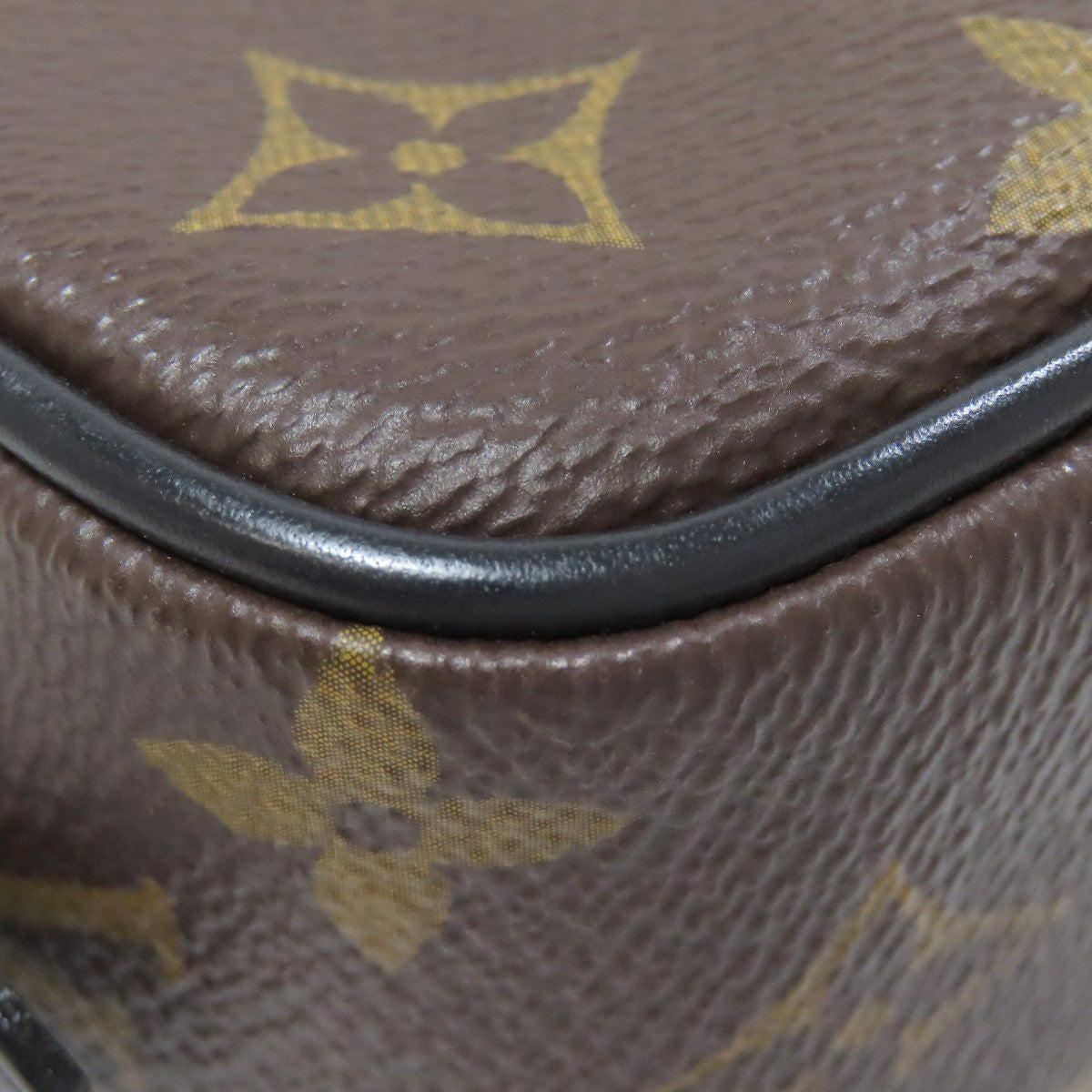 LOUIS VUITTON Cosmetics Pouch M47507 Monogram macacer Brown Truth Toilette PM Women Used Authentic