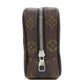 LOUIS VUITTON Cosmetics Pouch M47507 Monogram macacer Brown Truth Toilette PM Women Used Authentic