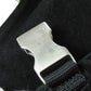 PRADA Shoulder Bag Suede black logo