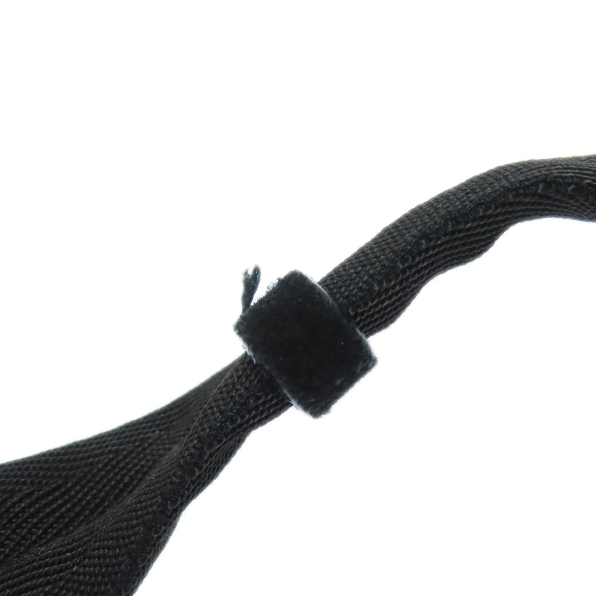 PRADA Shoulder Bag Suede black logo