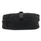 PRADA Shoulder Bag Suede black logo