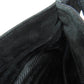 PRADA Shoulder Bag Suede black logo