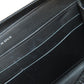 CHANEL Long Wallet Purse Calfskin black COCO Mark SilverMetal