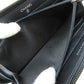 CHANEL Long Wallet Purse Calfskin black COCO Mark SilverMetal
