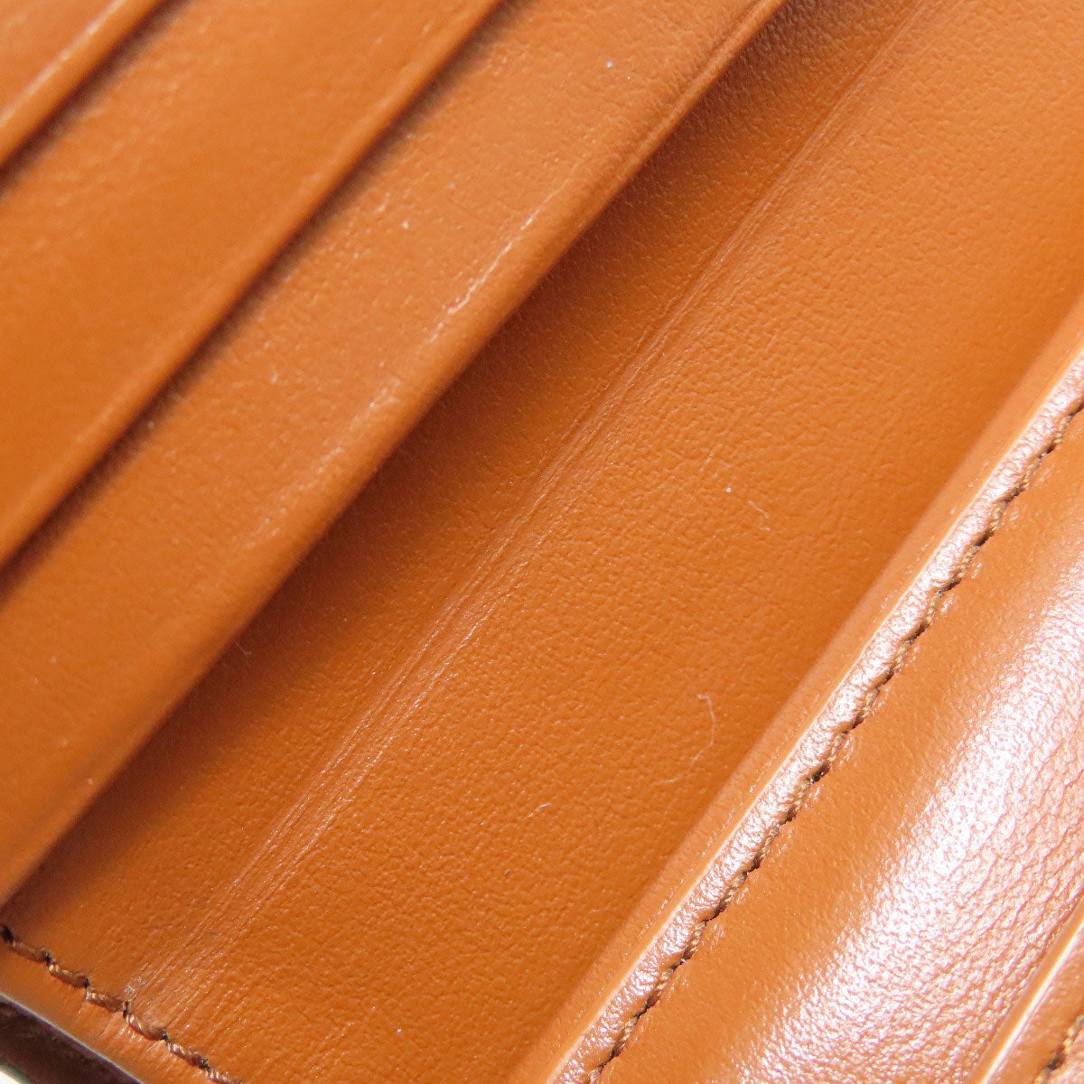CELINE Bifold Wallet canvas Brown Triomphe