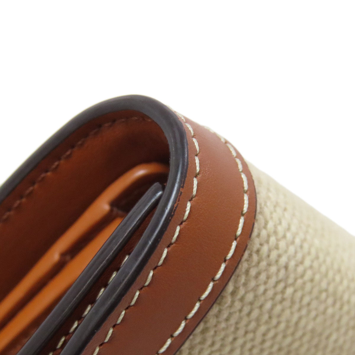 CELINE Bifold Wallet canvas Brown Triomphe