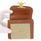 CELINE Bifold Wallet canvas Brown Triomphe