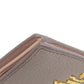 PRADA Bifold Wallet leather beige logo