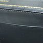 BURBERRY Long Wallet Purse leather black logo