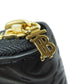 BURBERRY Long Wallet Purse leather black logo