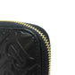 BURBERRY Long Wallet Purse leather black logo