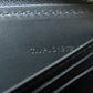 BURBERRY Long Wallet Purse leather black logo