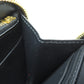 BURBERRY Long Wallet Purse leather black logo