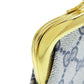 GUCCI Accessory pouch Calfskin gray GG Clasp Wallet