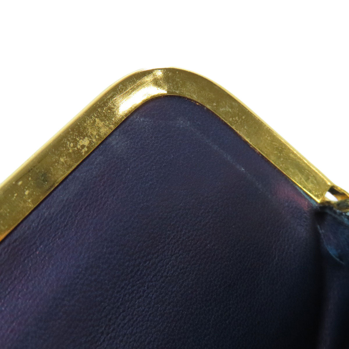 GUCCI Accessory pouch Calfskin gray GG Clasp Wallet