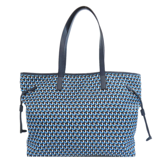 PRADA Tote Bag B4001T Nylon blue logoMetal 2WAY