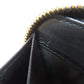PRADA Long Wallet Purse leather black logoMetal Women Used Authentic