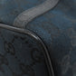 GUCCI Backpack 141642 canvas black GG Women Used Authentic