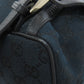 GUCCI Backpack 141642 canvas black GG Women Used Authentic