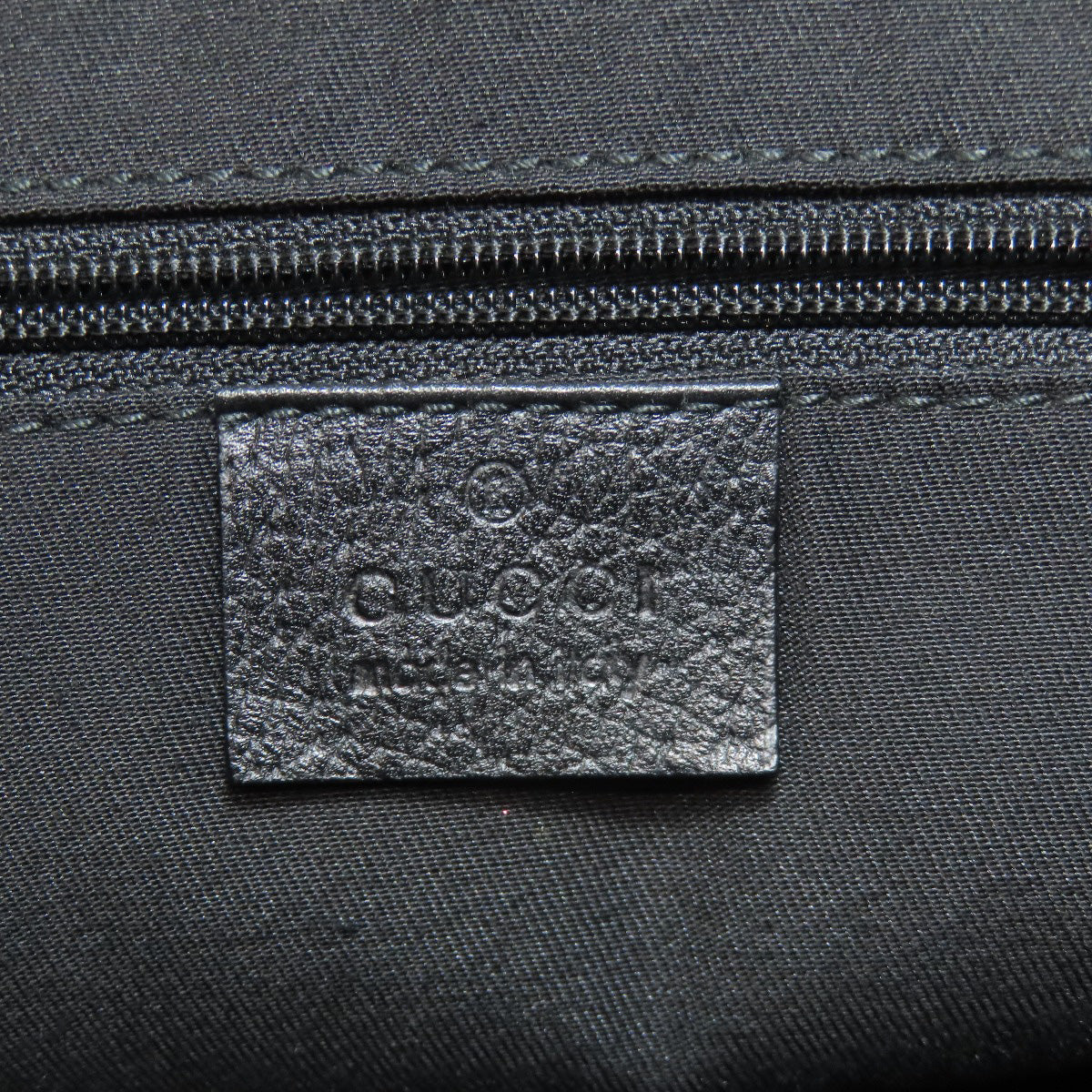 GUCCI Backpack 141642 canvas black GG Women Used Authentic