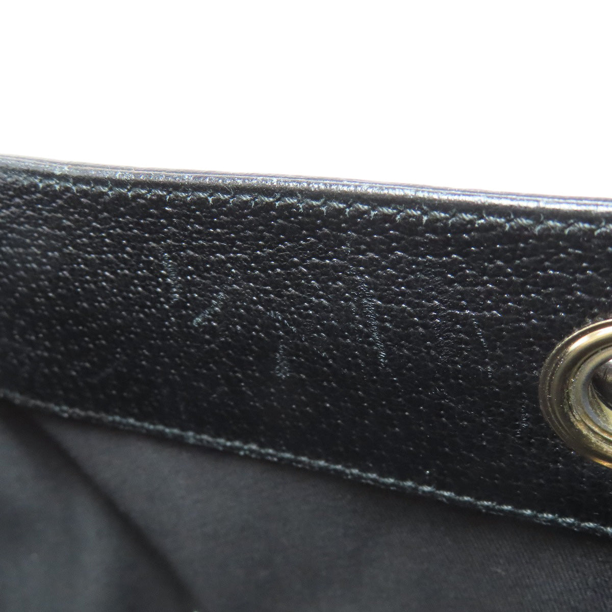GUCCI Backpack 141642 canvas black GG Women Used Authentic