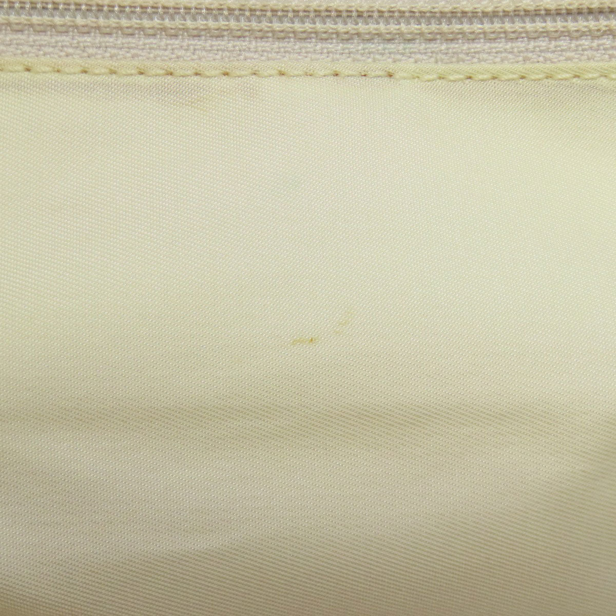 CHANEL Tote Bag Nylon jacquard beige New Travel Line MM