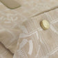 CHANEL Tote Bag Nylon jacquard beige New Travel Line MM